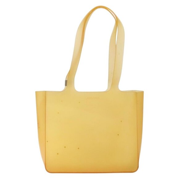 CHANEL Tote Bag Rubber Brown CC Auth bs28460 - Picture 2 of 16